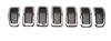 GRIGLIA GRIGIA-NERA JEEP CHEROKEE 01/14> (KIT 7 PZ)