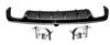 SPOILER P/TI POST DOPPIO SCAR 2 TUBI AUDI A7/RS7 01/15>
